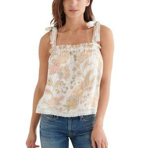 Lucky Brand Easy Tie Tank - Cream